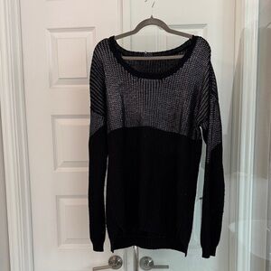 Black and Gray Women's Sweater